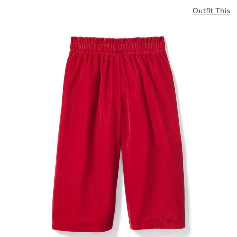 Toddler Girls Janie and Jack Velour Pants